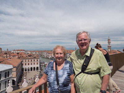 Lil and Ed on top of T Fondaco 