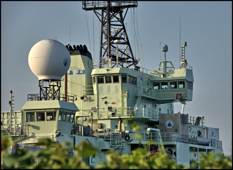 Woods Hole -- research ship, detail