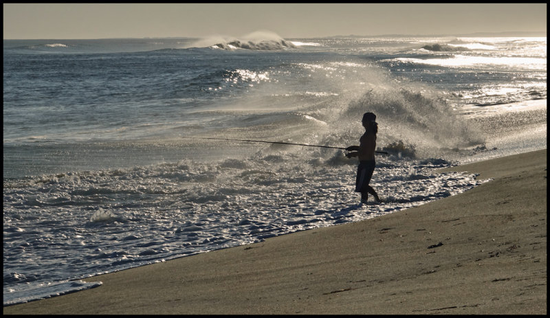 Fishing guy, South Beach