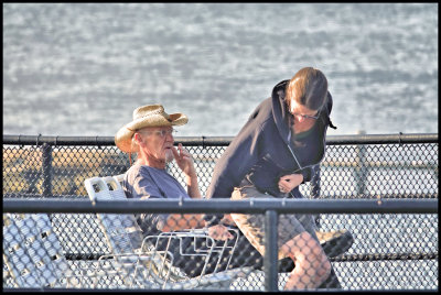 Folks on a different ferry
