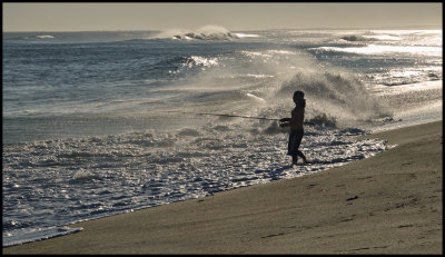 Fishing guy, South Beach