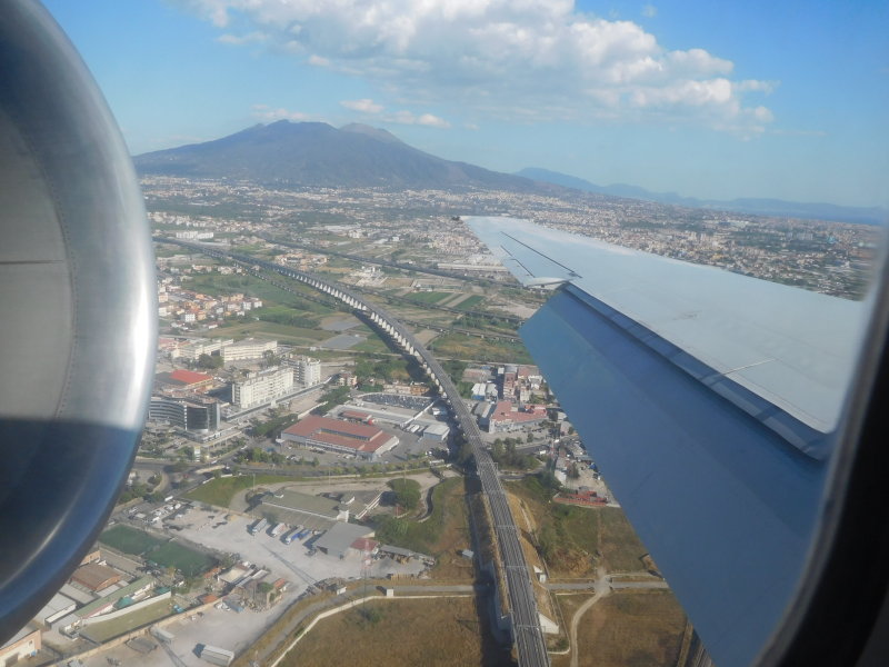 Vesuvius and Naples from the plane... 7/2018