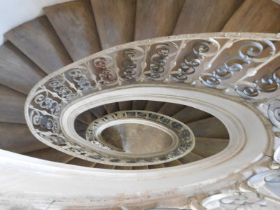CZ - Baroque staircase in the monastery in Plasy 7/2018