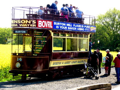 BURTON & ASHBY LIGHT RAILWAY Tram 14 @ Statfold Barn, Tamworth