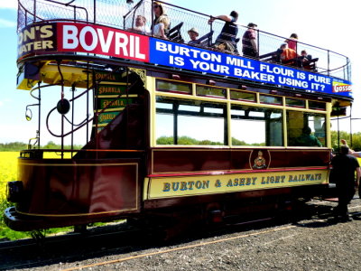 BURTON & ASHBY LIGHT RAILWAY Tram 14 @ Statfold Barn, Tamworth