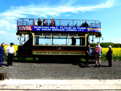BURTON & ASHBY LIGHT RAILWAY Tram 14 @ Statfold Barn, Tamworth