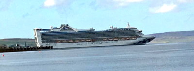 CARIBBEAN PRINCESS (2004) @ Halston Pier, Kirkwall, Orkney