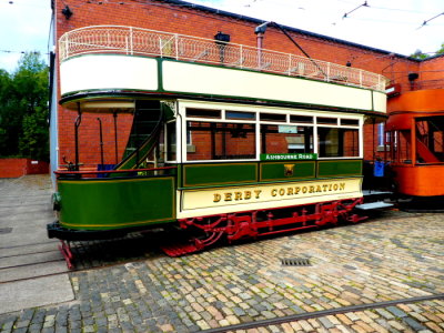 Derby Corporation 1 (1896) @ Crich Tram Day