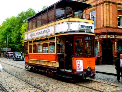 Glasgow 0022 (1922) @ Crich Tram Day