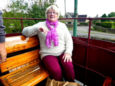 Margaret on Glasgow 22 @ Crich Tram Day (1).JPG