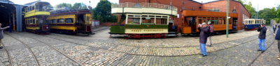 View @ Crich on Tram Day