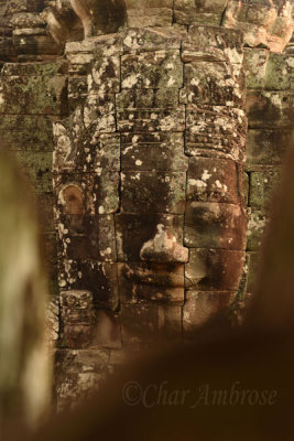 Carving in Bayon Temple, Angkor