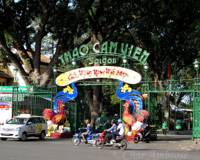 Entrance to the Saigon Zoo and Botanical Garden