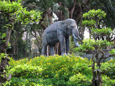 Bronze Elephant at the Saigon Botanical Garden