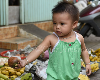 Youngest Market Seller in Saigon