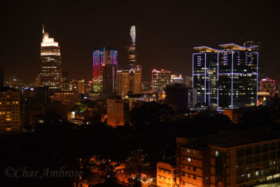 Another view of the Saigon Skyline at Night