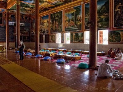 Monks Dining Hall at Vipassana Meditation Center
