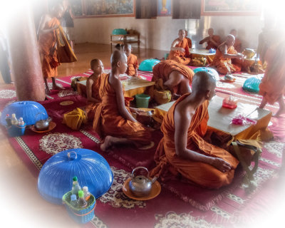Monks in the Dining Hall