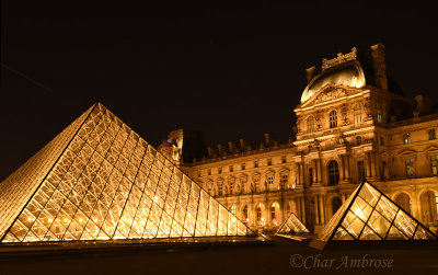 Pyramids at the Louvre 2