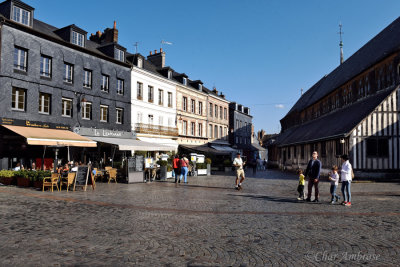 Square in the town center of Honfleur