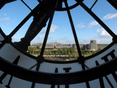 Musee d'Orsay Clock Window