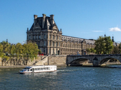 The Seine Looking toward the Pont Royal and the Louvre