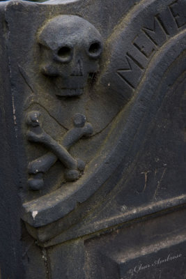 Tombstone Decoration in Old Calton Cemetery