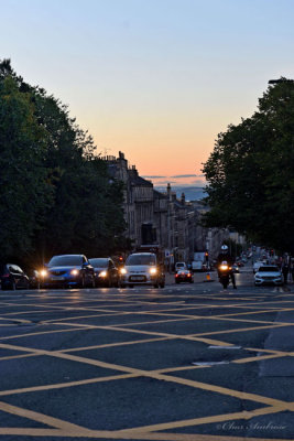 Waiting for the Light on Hanover Street