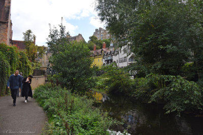 Out for a Stroll in Dean Village