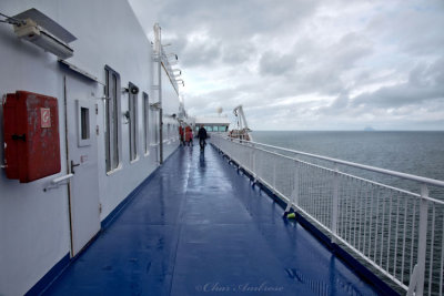 Onboard the Stena Ferry to Belfast