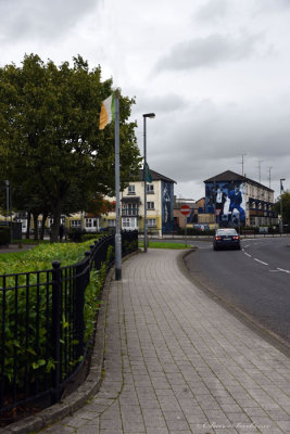 Rossville Street Looking toward The Runner Mural