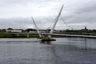 The Peace Bridge in Derry