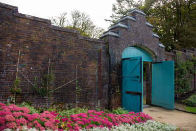 A gate at the Victorian Gardens