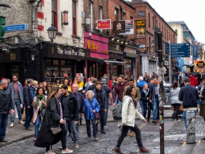 On the Street in Temple Bar