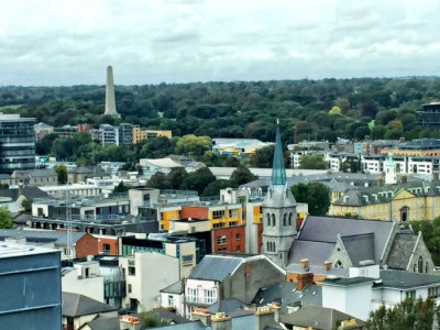 View of Dublin from the top of the Guinness Storehouse