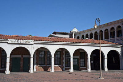 Harvey House Railroad Depot in Barstow
