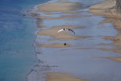 La plage à l'infini