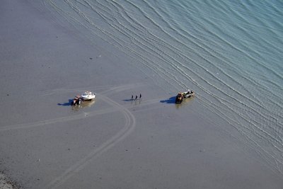 La plage à l'infini