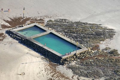 La plage à l'infini