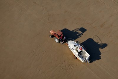 La plage à l'infini