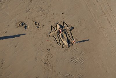 La plage à l'infini