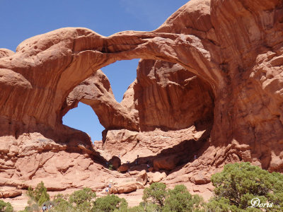 Double arch, Arches Canyon, Moab, Utah