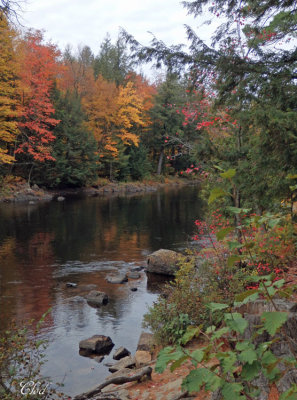 Rivière Ouareau, parc des chutes Dorwin
