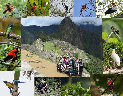Groupe au Machu Picchu avec notre guide Jean-Philippe Gagnon