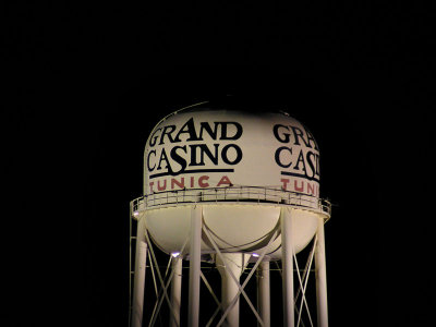 Grand Casino WT in the dark of night.