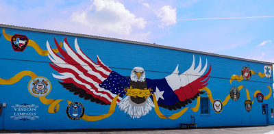 Armed Forces Mural, Lampasas, TX 