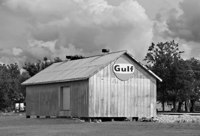 An old gulf oil building