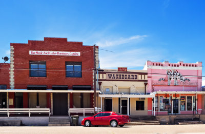 The shopping district
