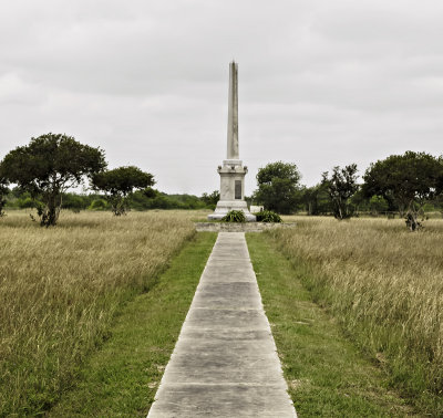 The Monument memorializing the Battle of Coleto Creek