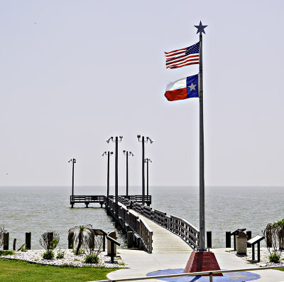 The Seadrift fishing pier